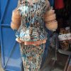 Custom Vibrant Kitenge Peplum Top & Pencil Skirt - High-Quality & Durable